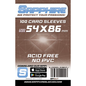 Sapphire Nut (54x86) 100 bustine