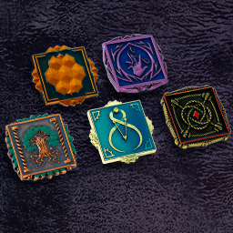 Metal Channel Markers 5 Divinità edizione base LIMITED